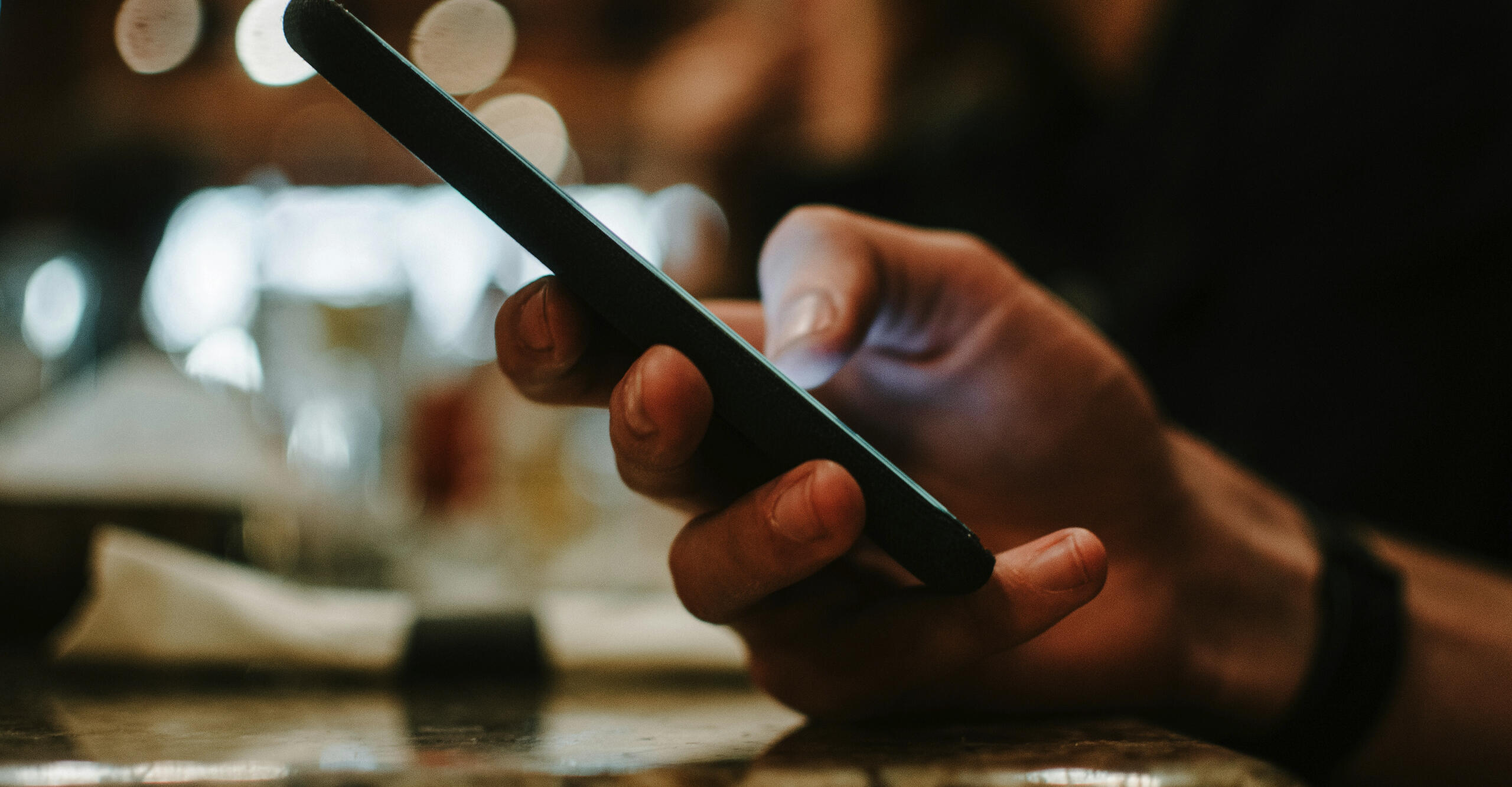 Couple on phone texting other people Couple on phone texting other people